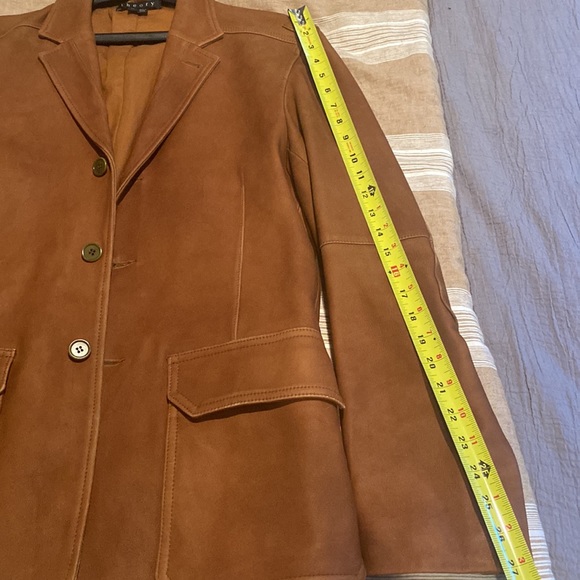 Theory Dutch Leather Blazer Jacket in size medium - Picture 6 of 7